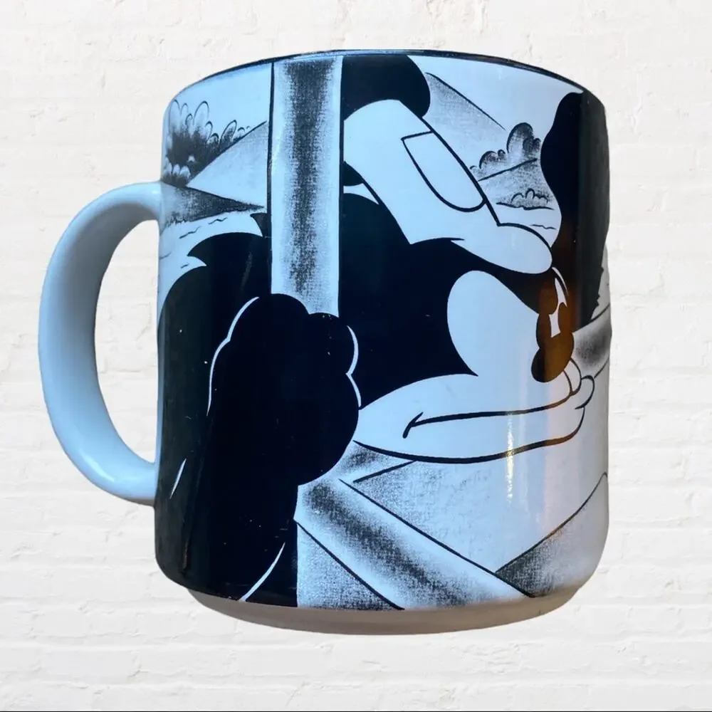 Vintage Disney Mickey Mouse Steamboat Willie coffee mug
